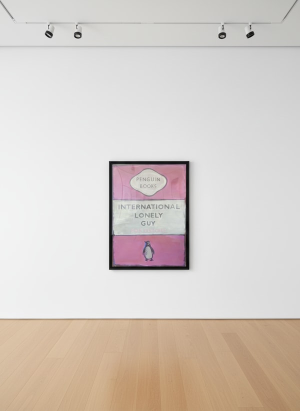 Harland Miller - International Lonely Guy, 2007, Oil on canvas