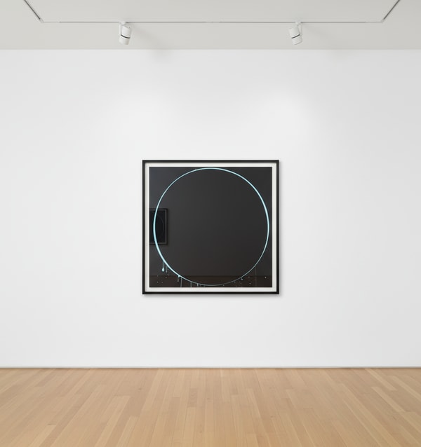 Ian Davenport - Black, Light Blue, Black, 2002, Screenprint on Somerset paper