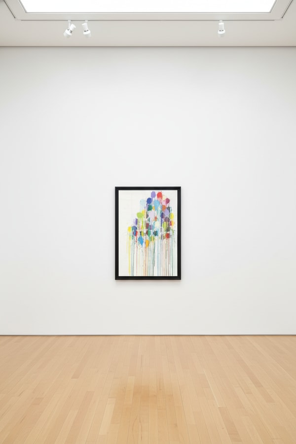 Ian Davenport - Colour Splat Cluster, 2018, Screenprint on Velin Arches white 250gsm paper