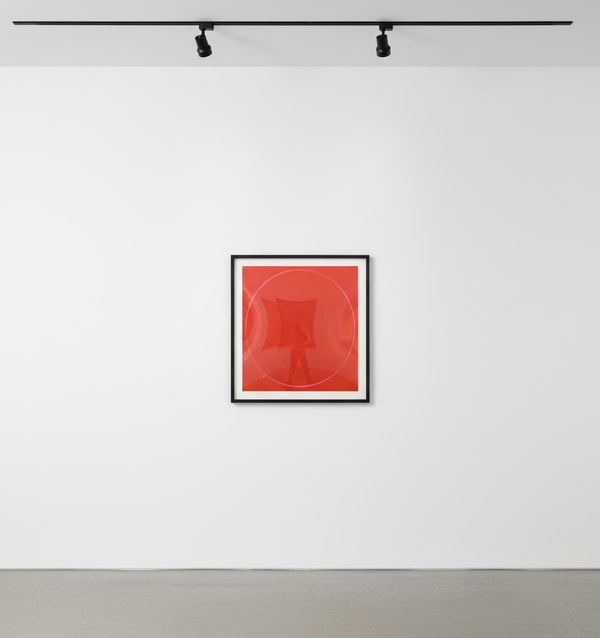 Ian Davenport - Dark Red, Magenta, Dark Red, 2002, Screenprint on Somerset paper