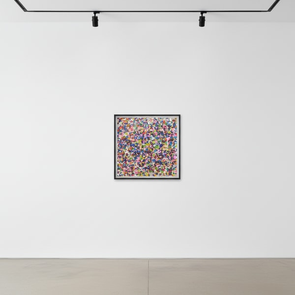 Ian Davenport - Splatter: Vibrance, 2018, Acrylic on aluminum