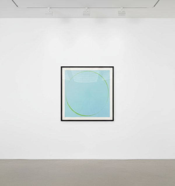 Ian Davenport - Turquoise, Green, Turquoise, 2002, Screenprint on Somerset paper