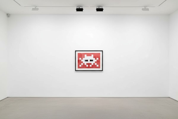 Invader - Invasion (White), 2009, Screen print on paper
Signed and numbered by the artist