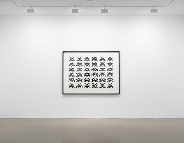 Invader - Repetition Variation Evolution, 2017, Screen print