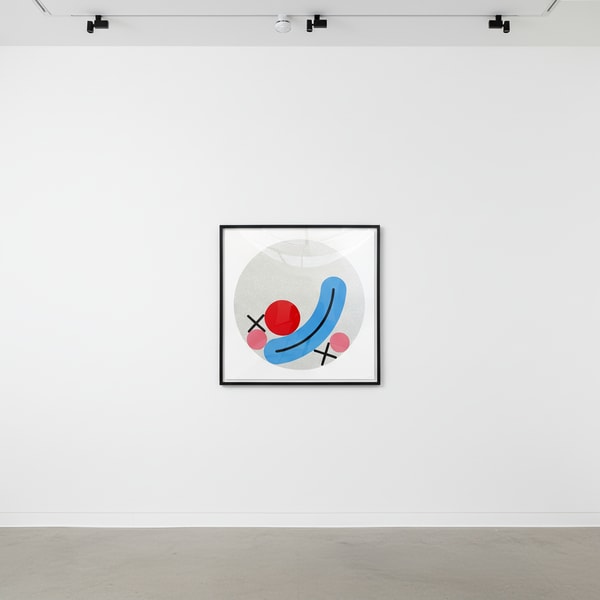 James Joyce - Abandoning Reason (Silver Diamond Dust), 2021, Silkscreen on Somerset Satin White 410 GSM with diamond dust