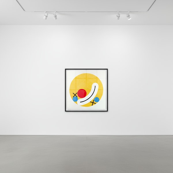 James Joyce - Abandoning Reason (Yellow Diamond Dust), 2021, Silkscreen on Somerset Satin White 410 GSM with diamond dust,...