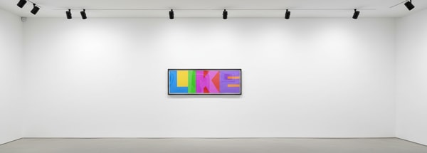 James Joyce - Like (Blue), 2019, 7 color screen print on Somerset paper 300gsm