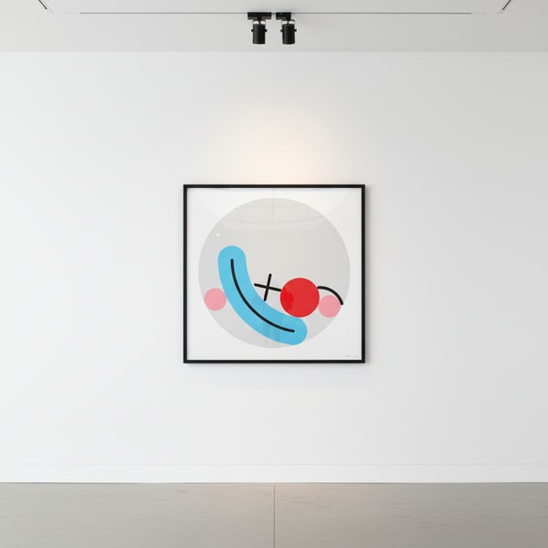 James Joyce - Nothing Serious (Pearl), 2019, Silkscreen