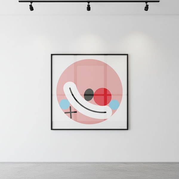 James Joyce - Stop, You're Killing Me (Pink), 2023, Screen print on Somerset satin White 410gsm