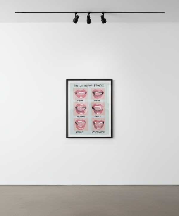 Javier Mayoral - The Six Human Senses, Acrylic on wood panel