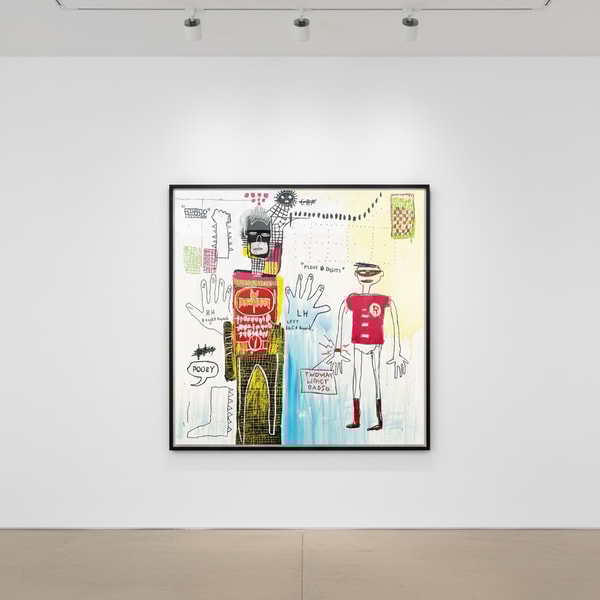 Jean-Michel Basquiat - Piano Lesson, from Superhero Portfolio, 1982/87-2022