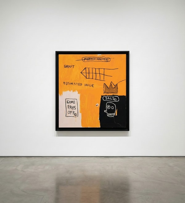 Jean-Michel Basquiat - Rome Pays Off, from Portfolio II, 1982-2004