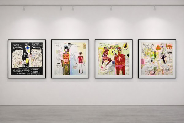 Jean-Michel Basquiat - Superhero Portfolio, 1982/87-2022