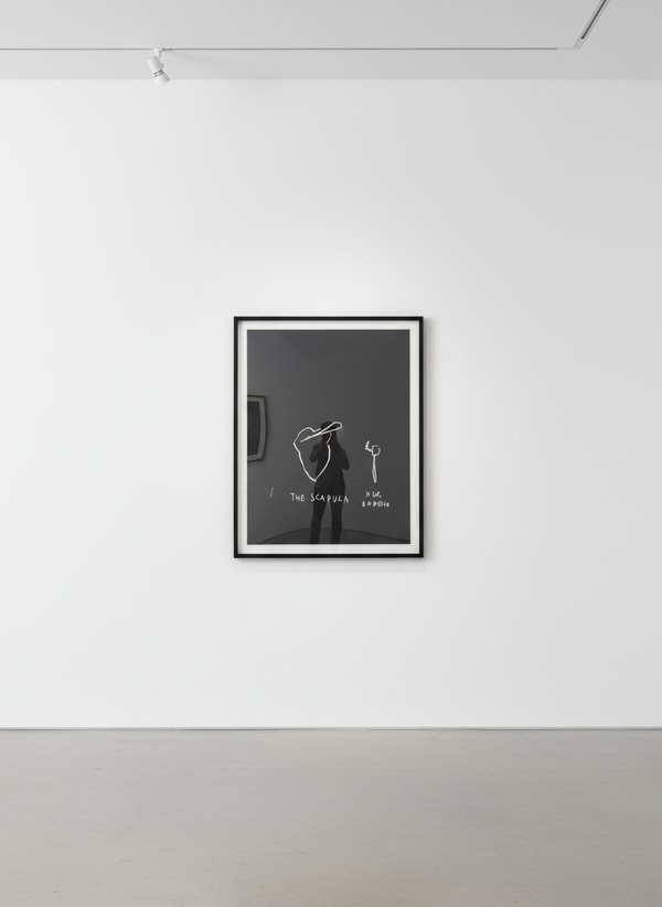 Jean-Michel Basquiat - The Scapula, from Anatomy, 1982, Screen print