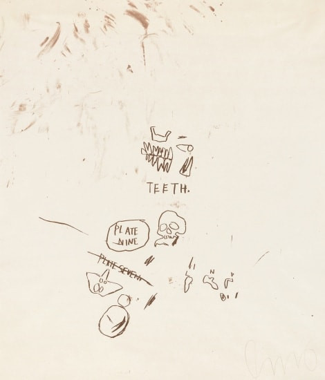 Jean-Michel Basquiat - Untitled 2 (from Leonardo),, 1983