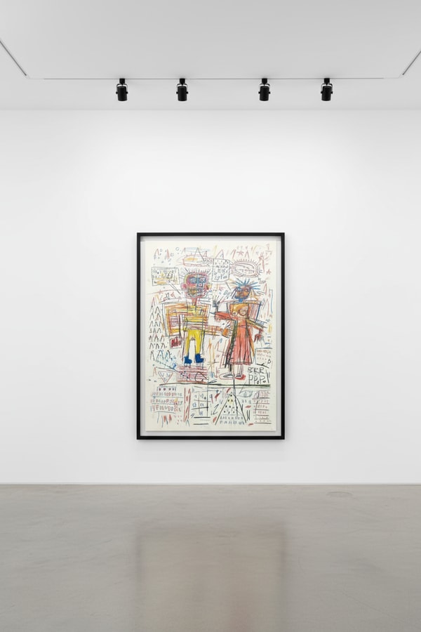 Jean-Michel Basquiat - Untitled 3, from The Figure Portfolio, 1982 - 2023, Screen print