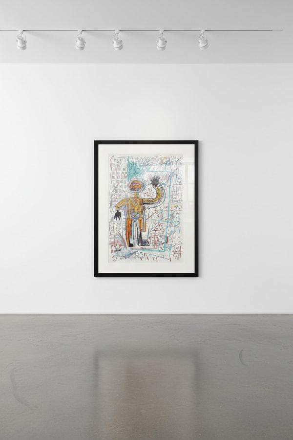 Jean-Michel Basquiat - Untitled 5, from The Figure Portfolio, 1982 - 2023, Screen print