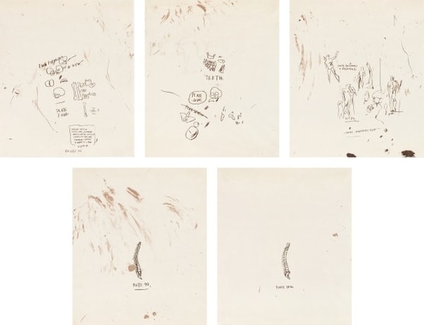 Jean-Michel Basquiat - Untitled (from Leonardo), 1983