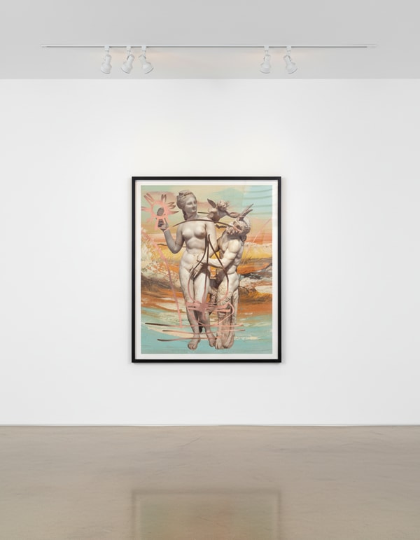 Jeff Koons - Antiquity 1, 2019, Archival pigment print on Innova rag paper, foil