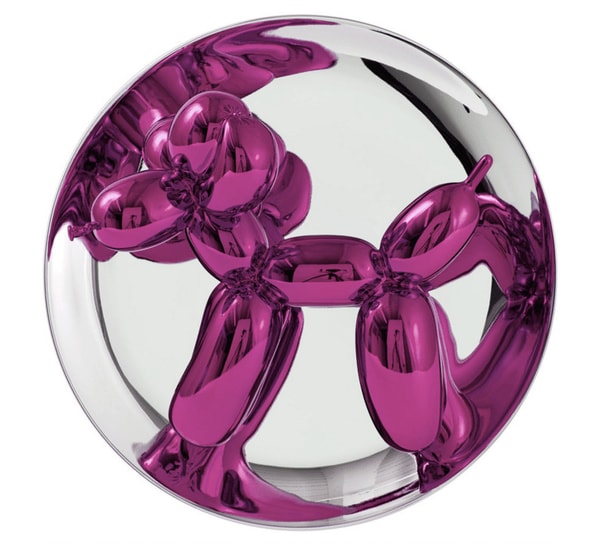 Jeff Koons - Balloon Dog (Magenta), 2016, Porcelain