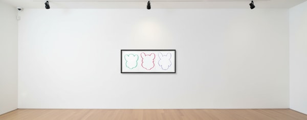 Jeff Koons - Fun, 1998, 3 grano-lithographs on Biber GS coated board