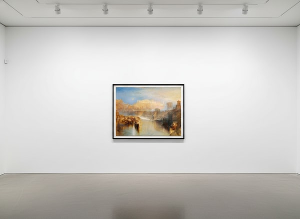 Jeff Koons - Gazing Ball (Turner Ancient Rome), 2021, Archival pigment print on Innova rag paper, glass