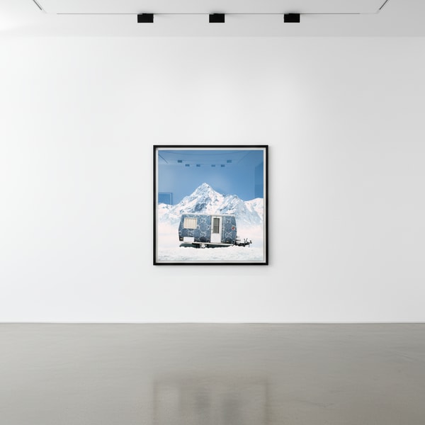 Jeffrey Czum - Glamping (Winter), 2024, Digital C-Print on Archival Metallic Luster Photographic Paper