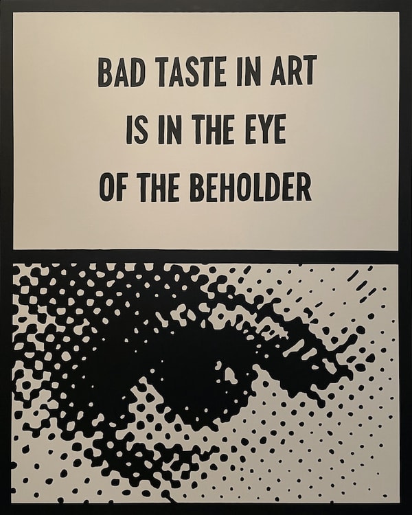 Johan Deckmann - Bad Taste in Art, 2021, Acrylic on canvas