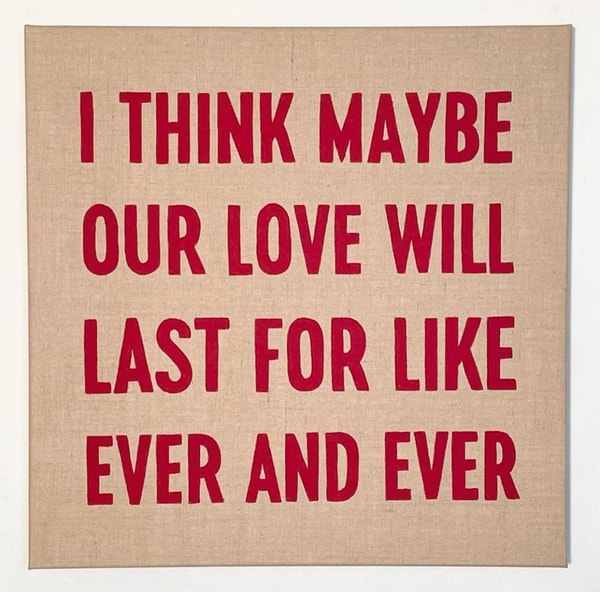 Johan Deckmann - Everlasting Love, 2022, Acrylic on canvas