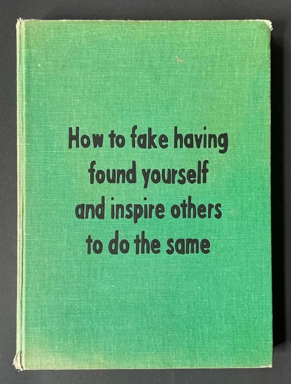 Johan Deckmann - Finding Yourself, Acrylic on book