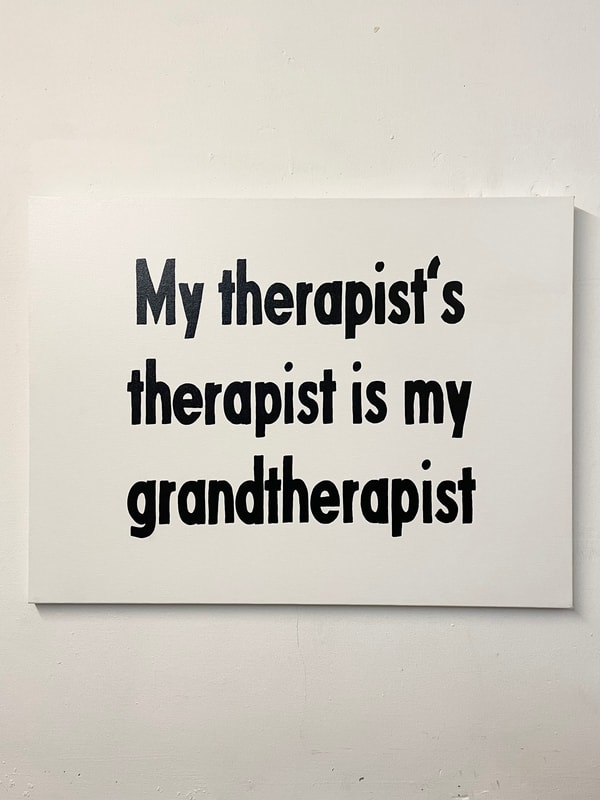 Johan Deckmann - Grandtherapist, 2024, Acrylic on canvas