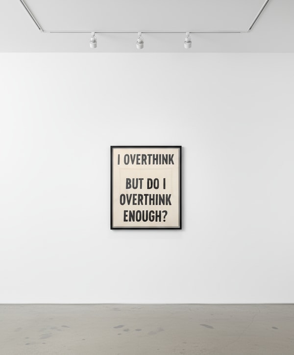 Johan Deckmann - I Overthink, 2025, Acrylic on canvas