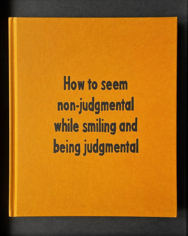 Johan Deckmann - Judgemental, 2023, Acrylic on book