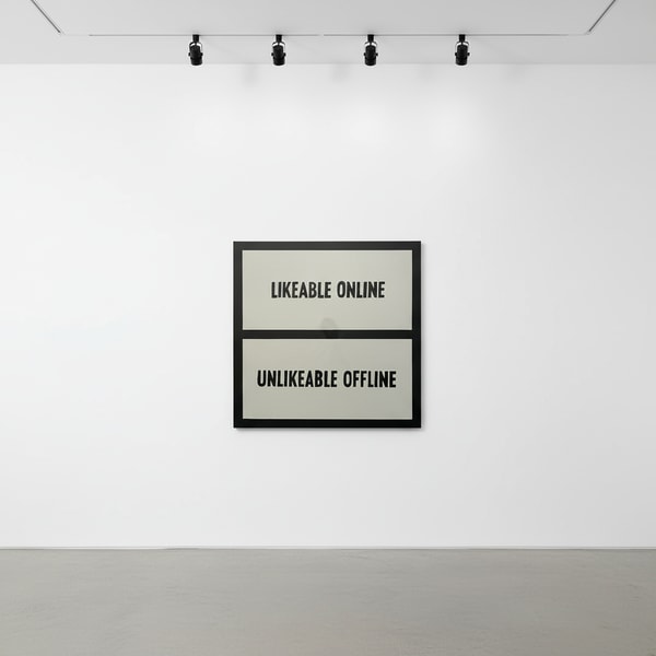 Johan Deckmann - Online/Offline, 2021, Acrylic on canvas