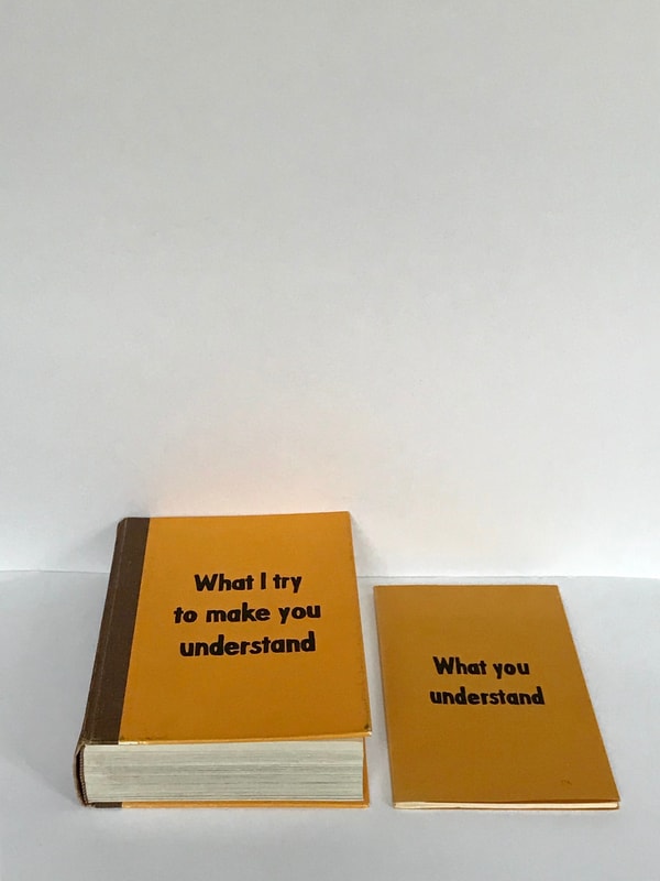 Johan Deckmann - Understanding, 2018, Acrylic on book