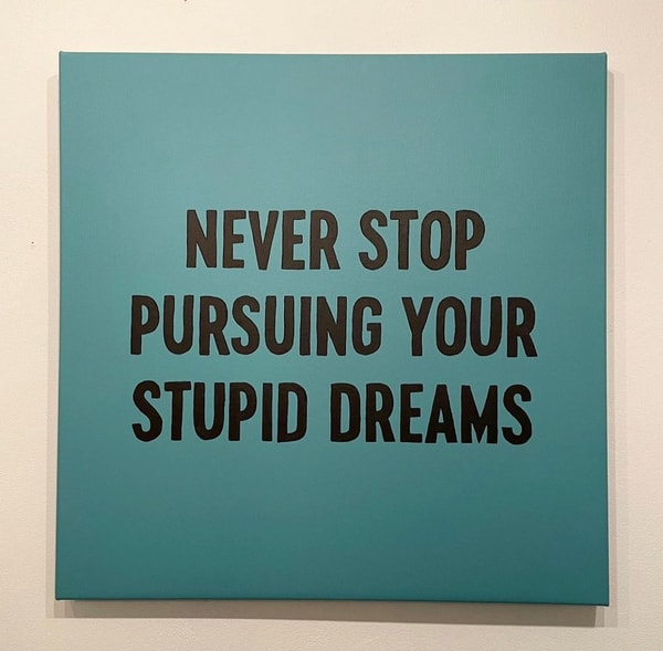 Johan Deckmann - Your Stupid Dreams, 2022, Acrylic on linen canvas