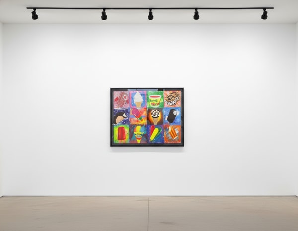 Jojo Anavim - 12 Ice Creams, 2023, Acrylic on canvas