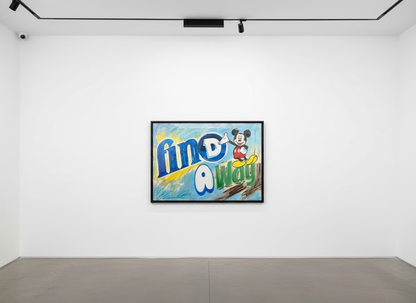 Jojo Anavim - Find A Way, 2022, Acrylic And Oil Stick On Canvas