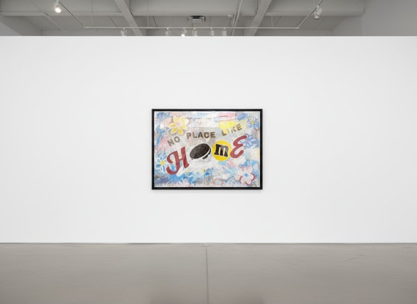 Jojo Anavim - No Place Like Home, 2023, Acrylic, Oil Stick and Spray Paint on Canvas