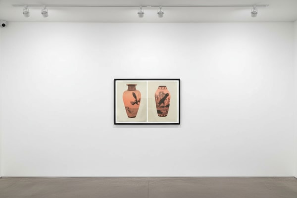 Jonas Wood - Archaeopteryx Lithographica - Dilophosaurus Wetherilli (Set of Two), 2015, Six color lithograph on handmade p...