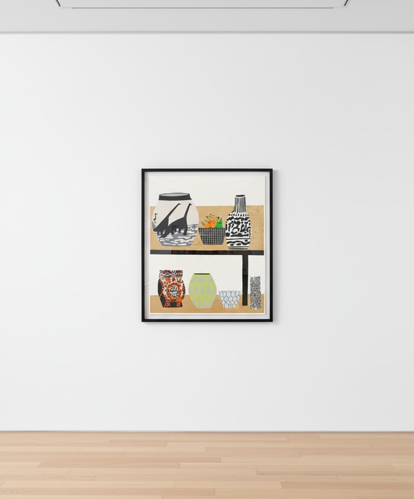 Jonas Wood - Shelf Still Life, 2018, Lithograph and silkscreen
