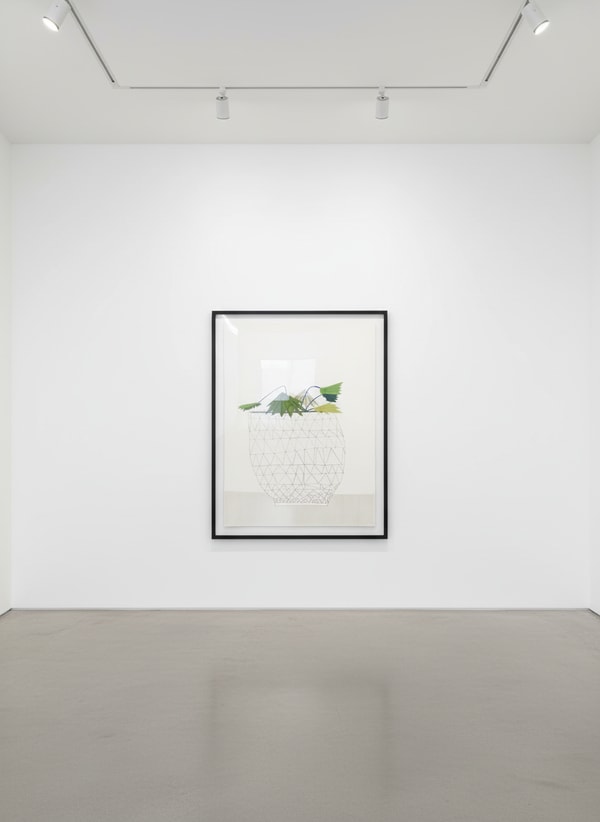 Jonas Wood - Trial Proof V, Untitled, 2009, Unique screenprint on paper