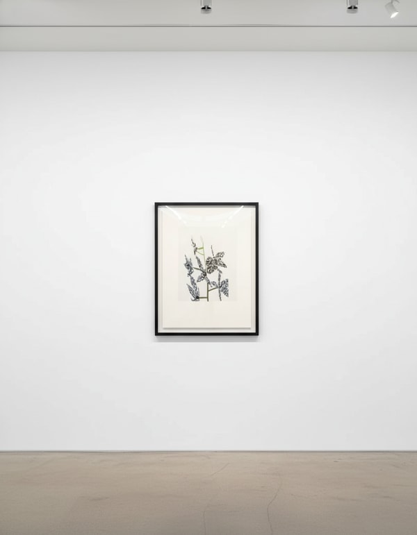 Jonas Wood - Untitled (Orchid), 2015, Silkscreen