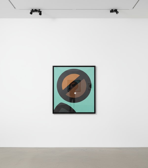 Julian Opie - Diamond Earring, 2019, Auto paint on aluminium