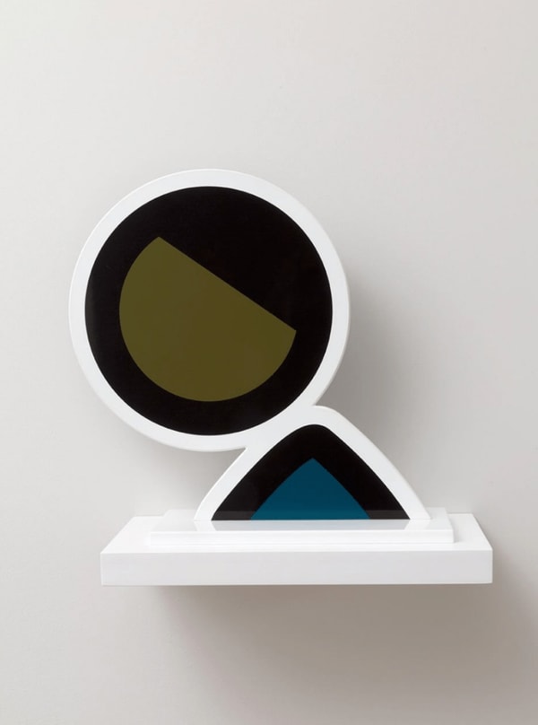 Julian Opie - Faime from Heads Series, 2017, Screen print on sprayed aluminum