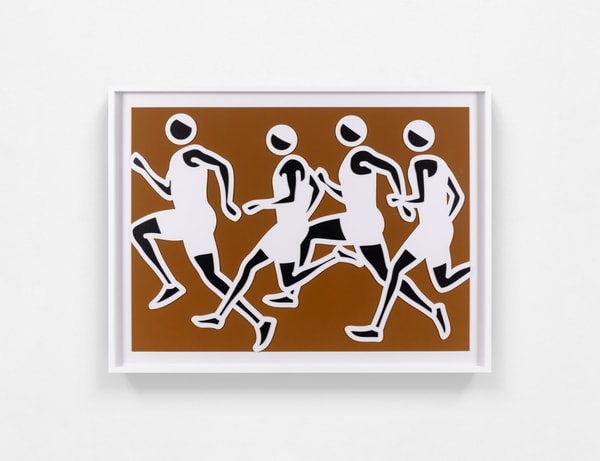 Julian Opie - Sprinters, Paris, (Men), 2024