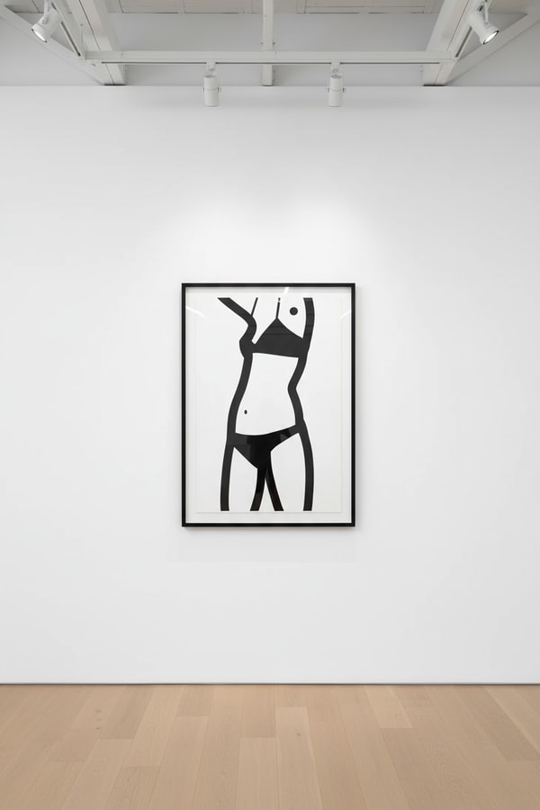 Julian Opie - Suzanne  (front) 4, 2006, Screenprint