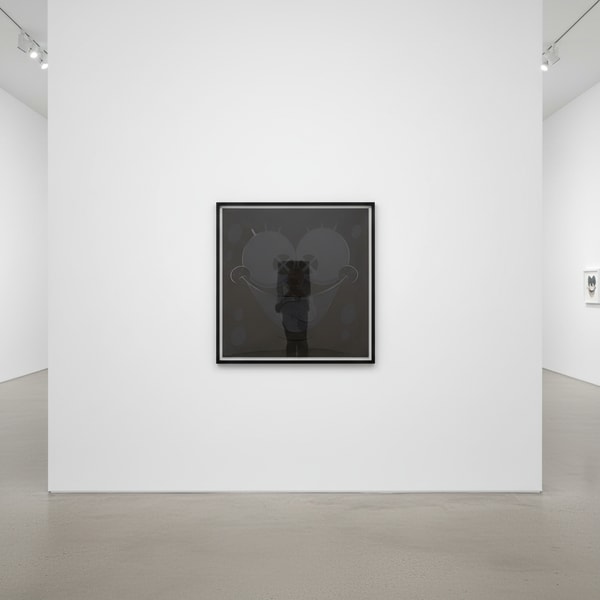 KAWS - Kawsbob (black), 2010, Screenprint