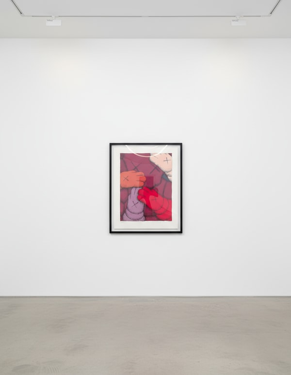 KAWS - Urge II (maroon), 2020, Screenprint