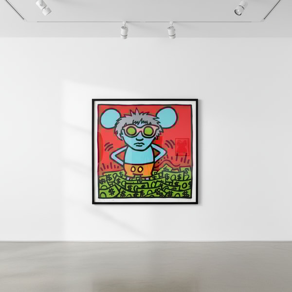 Keith Haring - Andy Mouse 1, 1986, Silkscreen